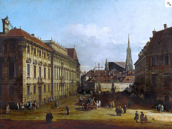 Gemälde von Canaletto, 1759/60, Kunsthistorisches Museum, Wien